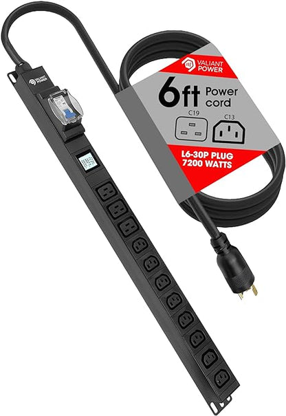 High-Capacity 30 Amp Crypto Mining PDU