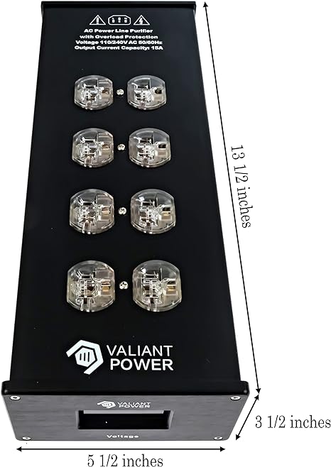 Valiant Power Rack Mount PDU (Audio Filter)